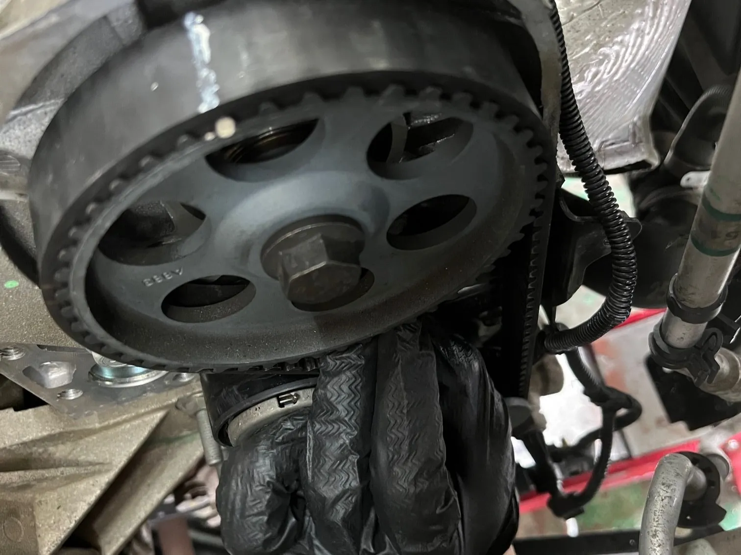 タイミングベルトの交換